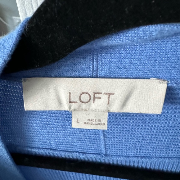 Loft Blue Cardigan size L - Picture 3 of 3